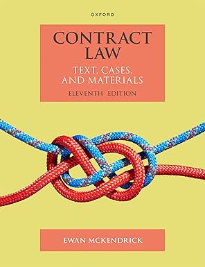 Contract Law Text Cases and Materials (11 Edition) - Orginal Pdf